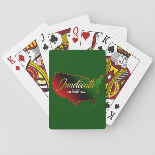 Pan African Juneteenth Playing Cards