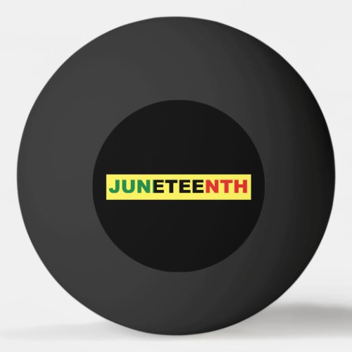 Pan African Juneteenth Playing Cards Ping Pong Ball