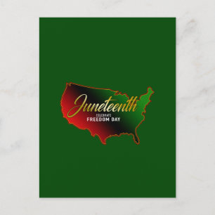 Pan African, Juneteenth  Postcard