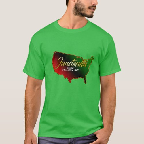 Pan African Juneteenth T_Shirt