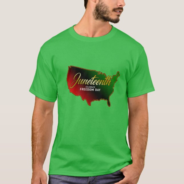 Pan African, Juneteenth T-Shirt (Front)