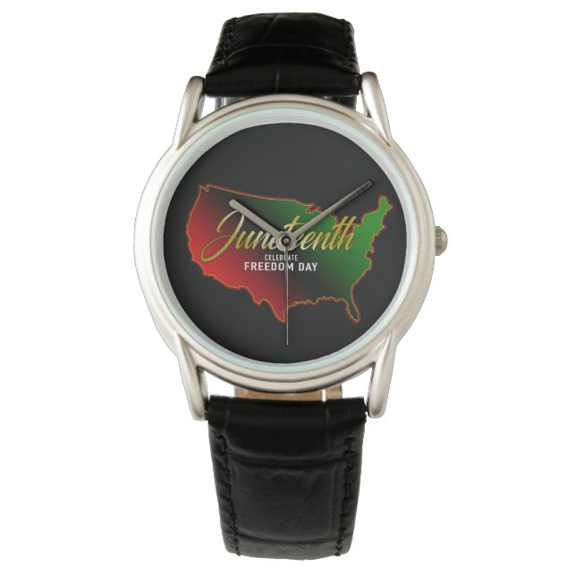 Pan African, Juneteenth Watch (Front)