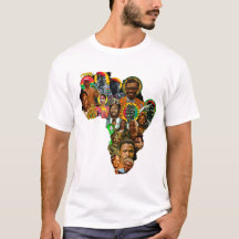 Pan-African Map T-Shirt – Black History Month tee