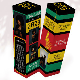 Pan African Photo Graduation Gift Wine Box