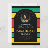 Pan African Photo Graduation Party Invitation (Front)