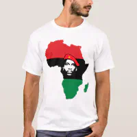 Pan African Thomas Sankara Silhouette T Shirt Zazzle