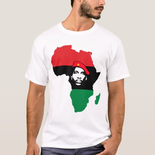 Pan_African _ Thomas Sankara Silhouette T_Shirt