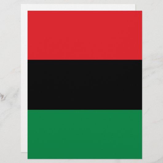 Pan African UNIA Flag (Front/Back)