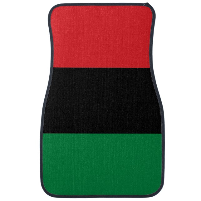 Pan African UNIA Flag Car Floor Mat (Front)