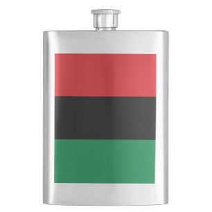 Pan African UNIA Flag Flask