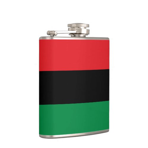 Pan African UNIA Flag Flask