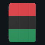 Pan African UNIA Flag iPad Mini Cover<br><div class="desc">The Pan-African flag - also known as the UNIA flag,  Afro-American flag,  Black Liberation flag and various other names is a tri-color flag consisting of three equal horizontal bands of (from top down) red,  black and green.</div>