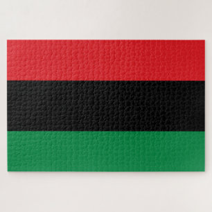 Pan African UNIA Flag Jigsaw Puzzle