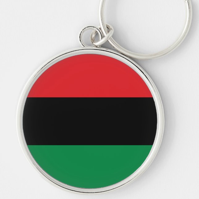 Pan African UNIA Flag Keychain (Front)