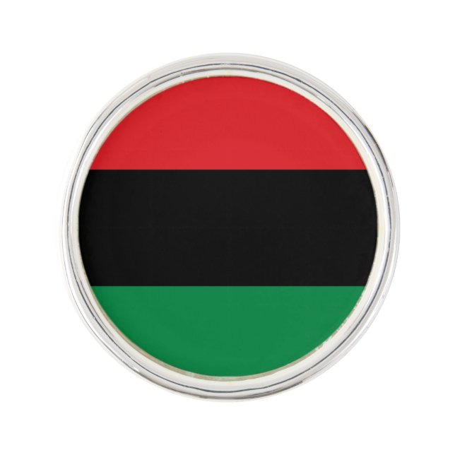 Pan African UNIA Flag Lapel Pin (Front)