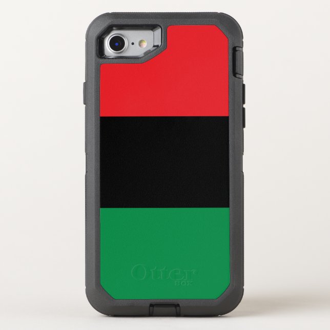 Pan African UNIA Flag Otterbox iPhone Case (Back)