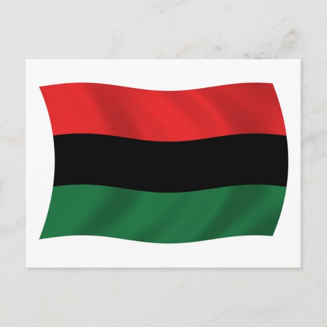Pan African (UNIA) Flag Postcard (Front)