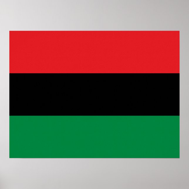 Pan African UNIA Flag Poster (Front)