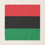 Pan African UNIA Flag Scarf<br><div class="desc">The Pan-African flag - also known as the UNIA flag,  Afro-American flag,  Black Liberation flag and various other names is a tri-color flag consisting of three equal horizontal bands of (from top down) red,  black and green.</div>