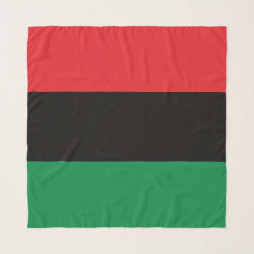 Pan African UNIA Flag Scarf