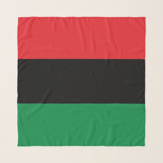 Pan African UNIA Flag Scarf (Front)