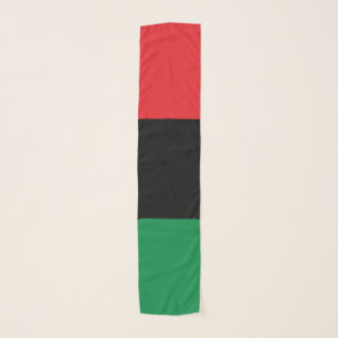 Pan African UNIA Flag Scarf