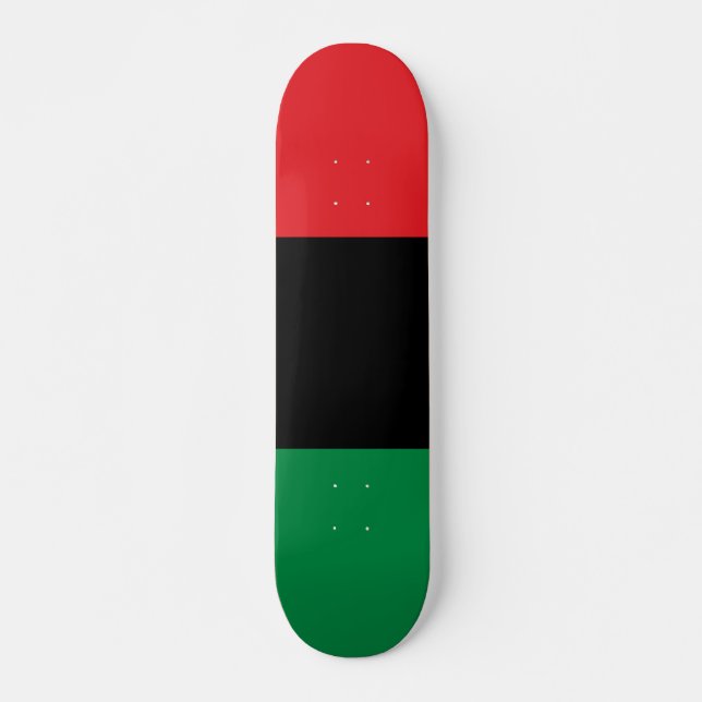 Pan African UNIA Flag Skateboard (Front)