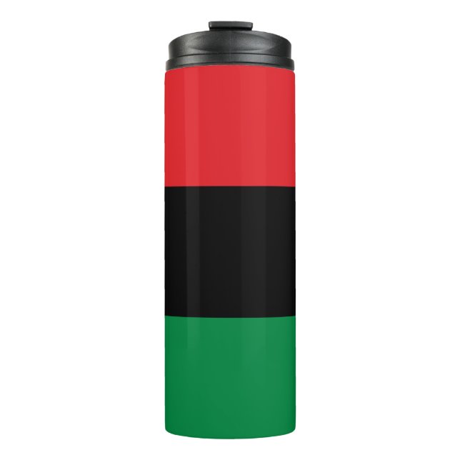 Pan African UNIA Flag Thermal Tumbler (Front)