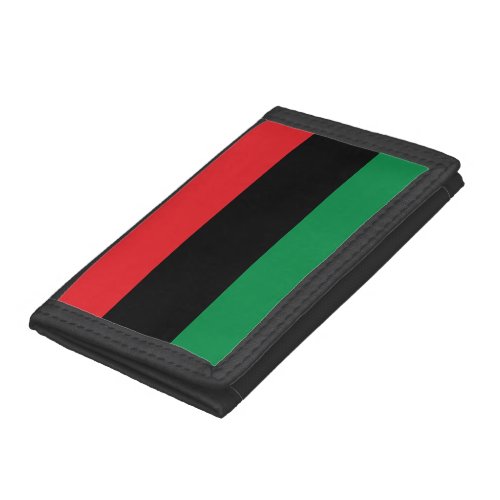 Pan African UNIA Flag Trifold Wallet