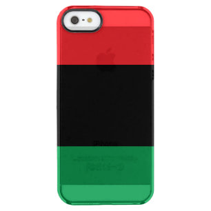 Pan African UNIA Flag Clear iPhone SE/5/5s Case
