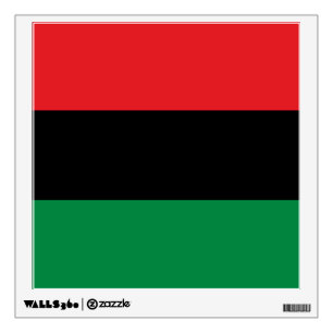 Pan African UNIA Flag Wall Decal