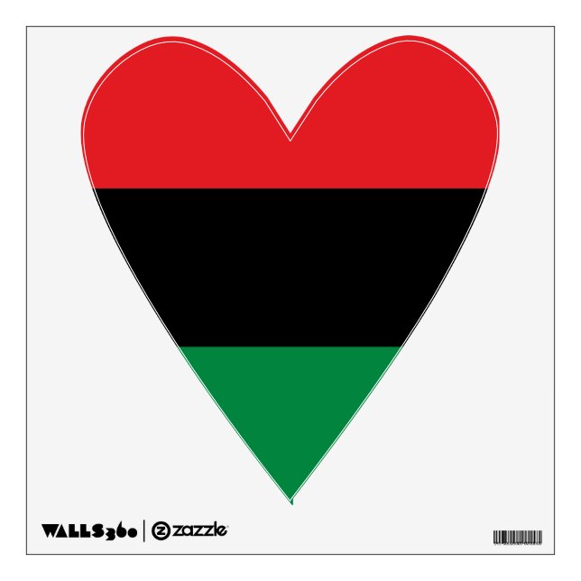 Pan African UNIA Flag Wall Decal (Front)
