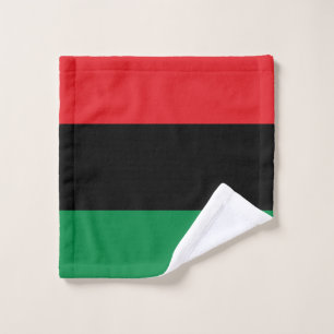Pan African UNIA Flag Wash Cloth