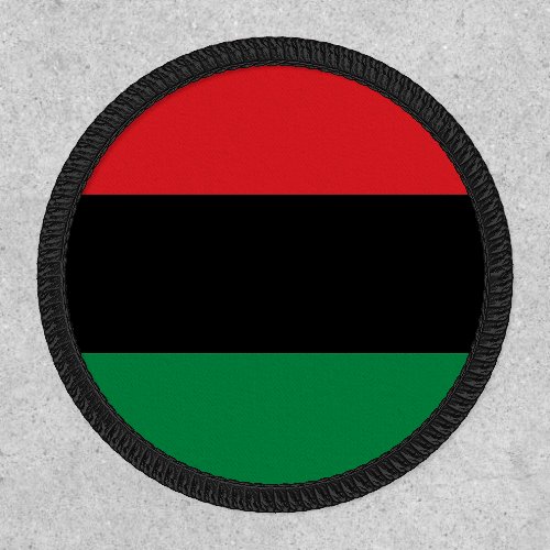 Pan_African UNIA Kwanzaa flag Patch