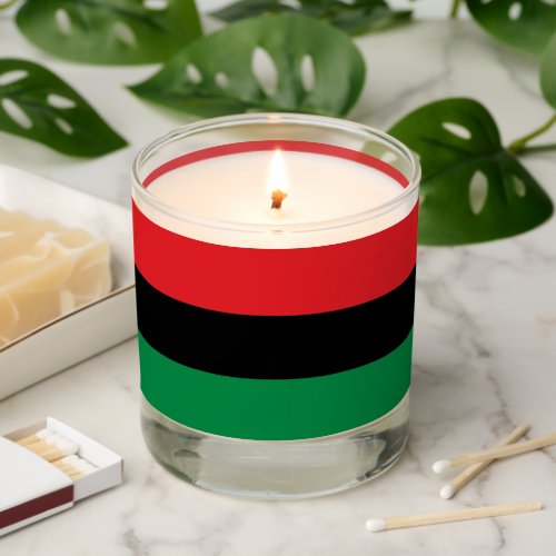 Pan_African UNIA Kwanzaa flag Scented Candle