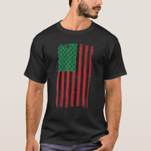 PAN AFRICAN US AMERICAN FLAG BLACK LIBERATION PRID T-Shirt