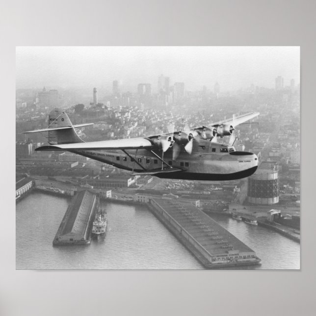 Pan American China Clipper and San Francisco 2 Poster (Front)