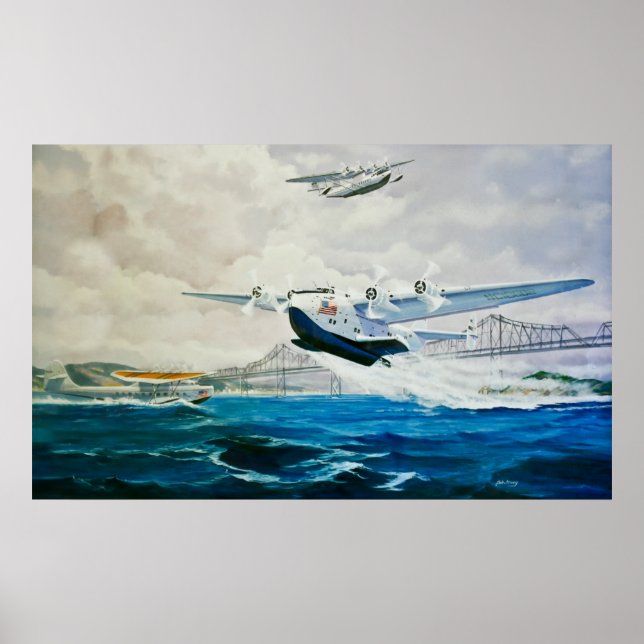 Pan American Clippers Unite the Pacific Rim Poster (Front)