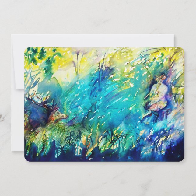 PAN AND DEER IN THE FOREST (Front)