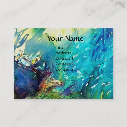 PAN AND DEER pearl paper Business Card