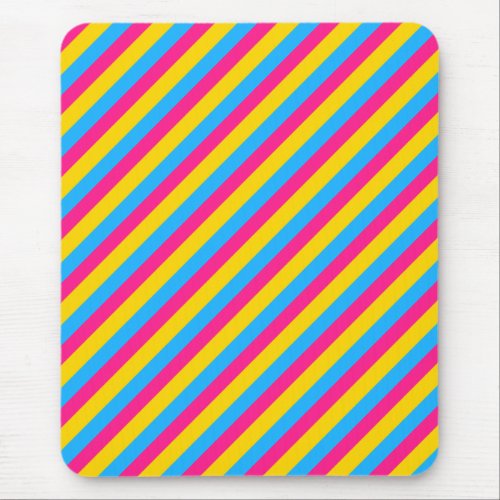 Pan Color Stripes  Pansexual Pride  Mouse Pad