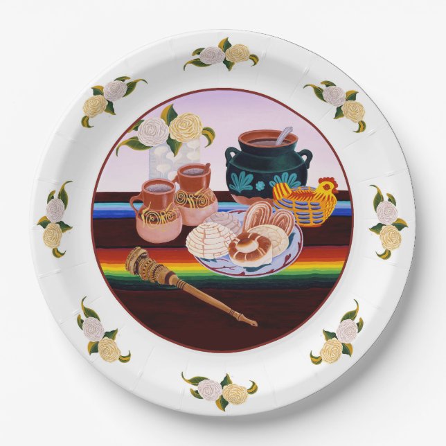 Pan Dulce Paper Plates (Front)
