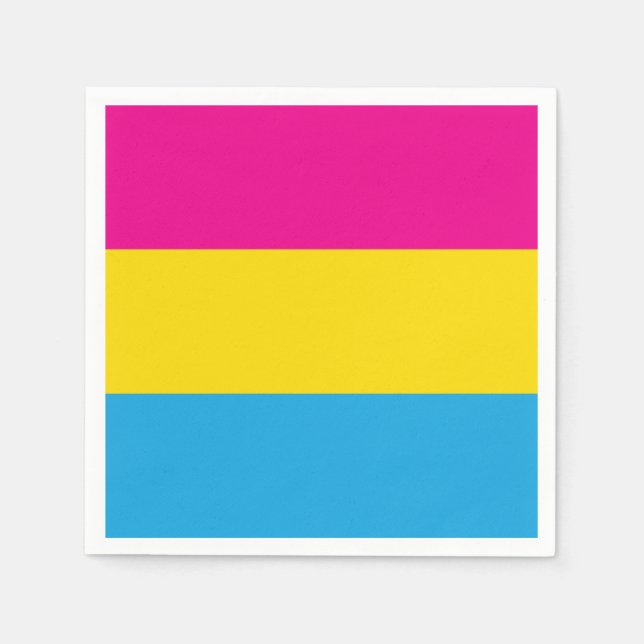 Pan Flag Napkins (Front)