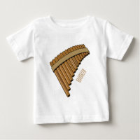 Pan flute / panpipes cartoon illustration