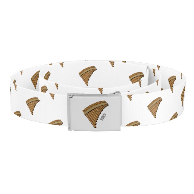 Pan flute / panpipes cartoon illustration  belt (Coil)