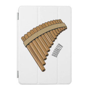 Pan flute / panpipes cartoon illustration iPad mini cover