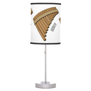 Pan flute / panpipes cartoon illustration  table lamp