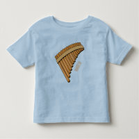 Pan flute / panpipes cartoon illustration 