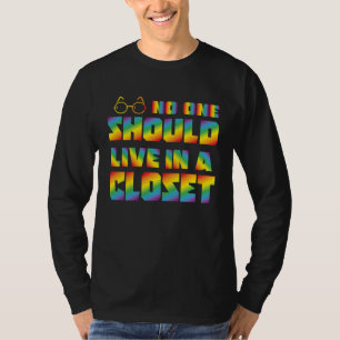 Pan Love Trans Coming Out Homo LGBTQ Supporter Que T-Shirt