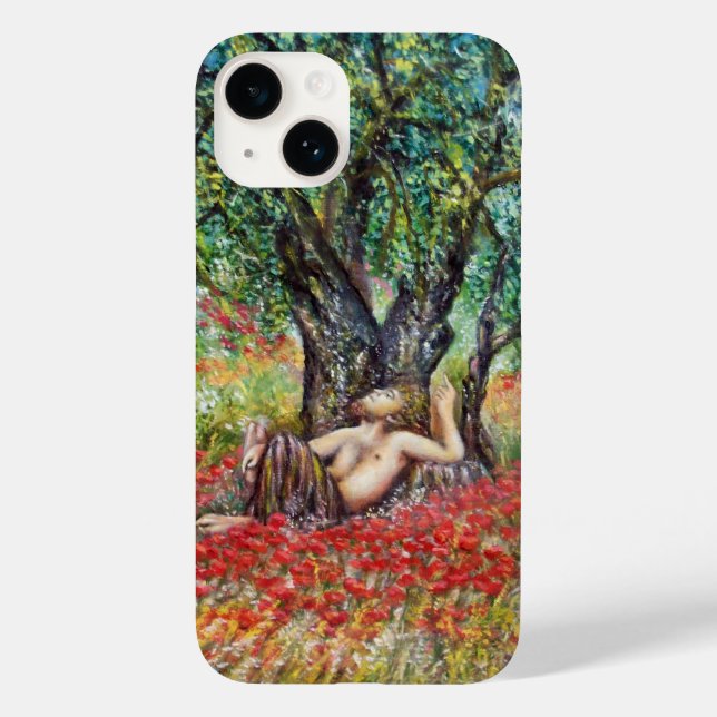 PAN, OLIVE TREE AND POPPY FIELDS Case-Mate iPhone CASE (Back)